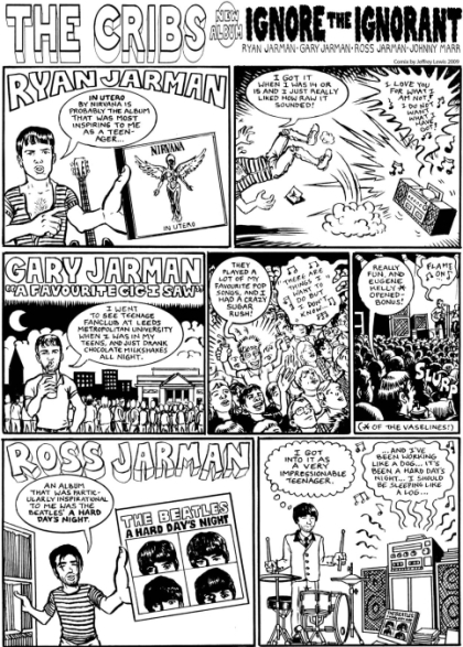 Cribs 3 as done by Jeffrey Lewis August 2009